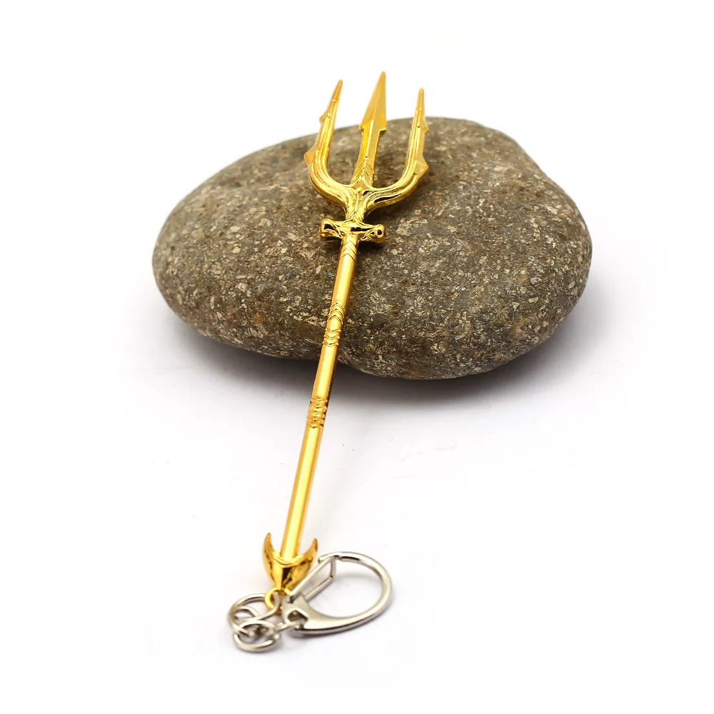 Лига Справедливости Aquaman Trident брелок кино ювелирное изделие подвеска для ключей