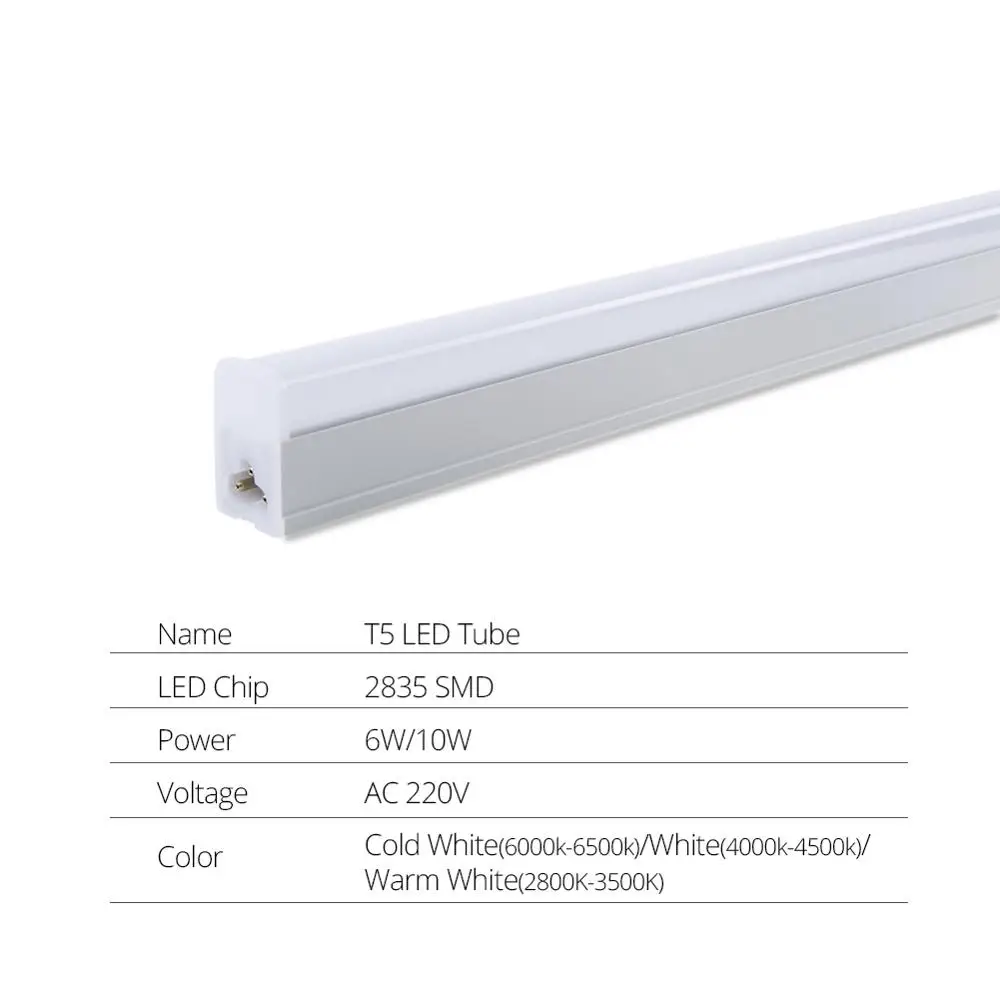 Vacamm 2 шт светодиодный бар свет AC 220V алюминиевый профиль для шкафа свет Кухонные светильники для дома 2835 SMD Холодный белый/теплый белый/белый