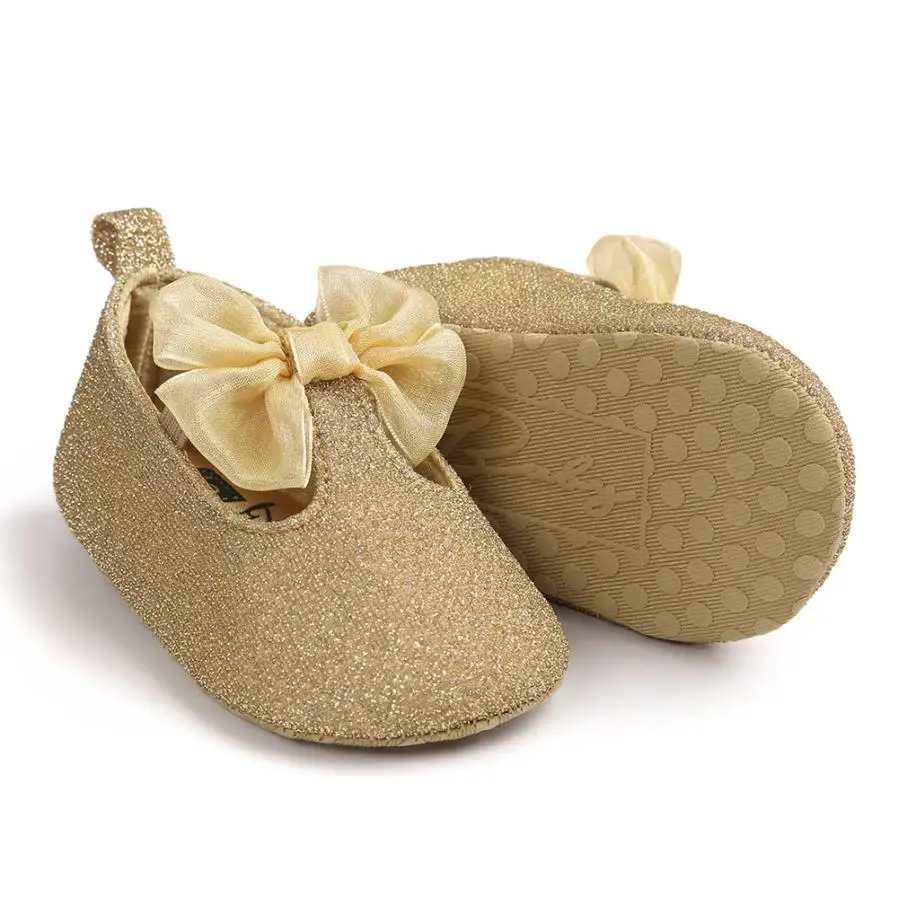 

2017 newborn First Walker Toddler Baby Girls Cotton Sequin Infant Soft Sole Shoes Soft bottom Bebe Girls Shoes 17Dec29