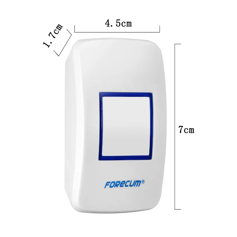 Focusum-campainha sem fio com controle remoto, à prova d'água, 300m, eu, nós, campainha inteligente, carrilhão