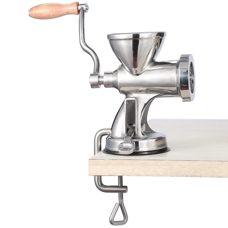Stainless Steel Manual Meat Grinder Machine Rotatory Vegetable Slicer For Sausage Maker Machine High Quality Food Grinder 6