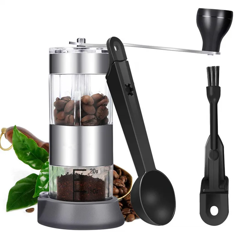 Портативная кофемолка для деловых поездок керамический шлифовальный сердечник моющийся измельчитель для таблеток кухонная техника для кемпинга путешествия - Цвет: coffee grinder