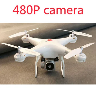 Дрон игрушки с дистанционным управлением HD Антенна Wifi FPV 480 P/720 P/1080 P камера 2,4 Ghz приложение детская игрушка Отрегулированная фотография видео X52D, XY4 - Цвет: white-480P camara