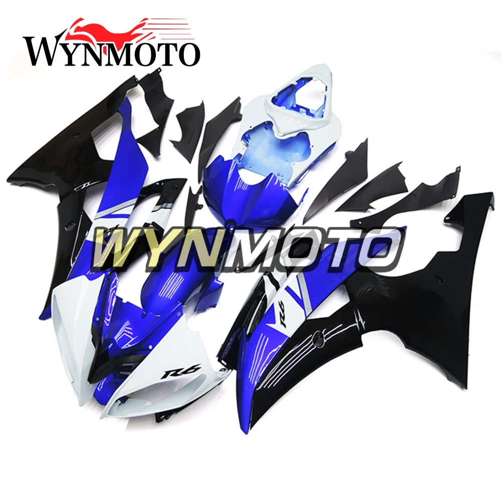 

Complete Fairings Kit For Yamaha R6 2008-2016 08-16 Year Injection ABS Plastics Cowlings White Blue Black Hull Fittings Bodywork