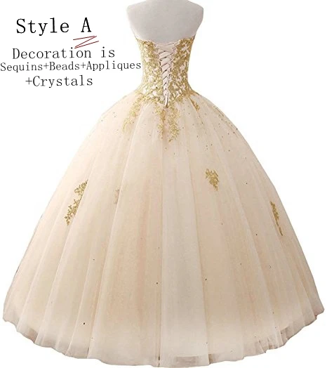 Angelsbridep бальное платье с золотистой аппликацией для Quinceanera 2021 блестящее до пола из