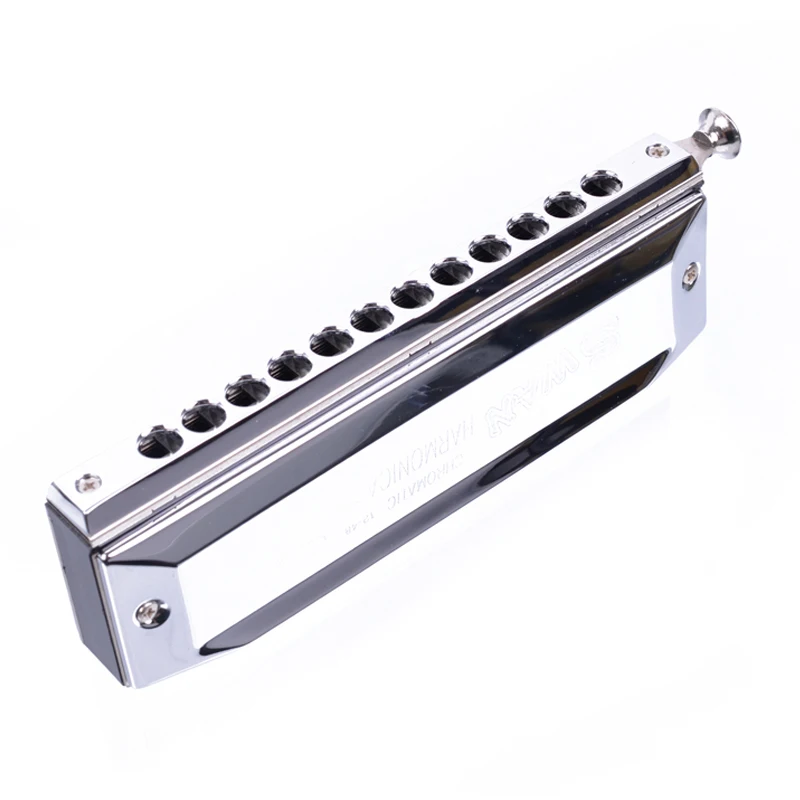 Chromatic Harmonica Mouth Organ 12 Holes with 48 Tone Key of C Reed Swan SW1248