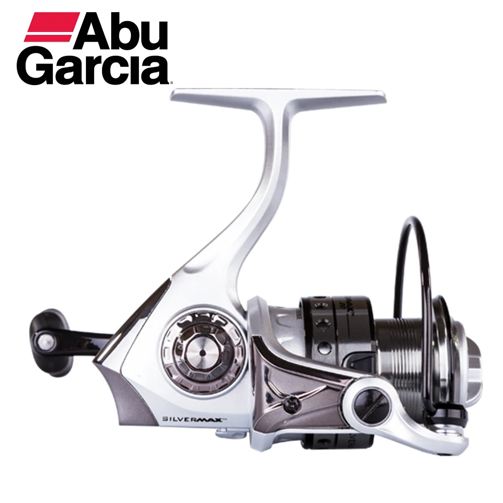 

Abu Garcia Silver Smooth Max Left / Right Hand 5+1BB 5.2:1 Gear Ratio Spinning Fishing Reel With Machined Aluminum Spool