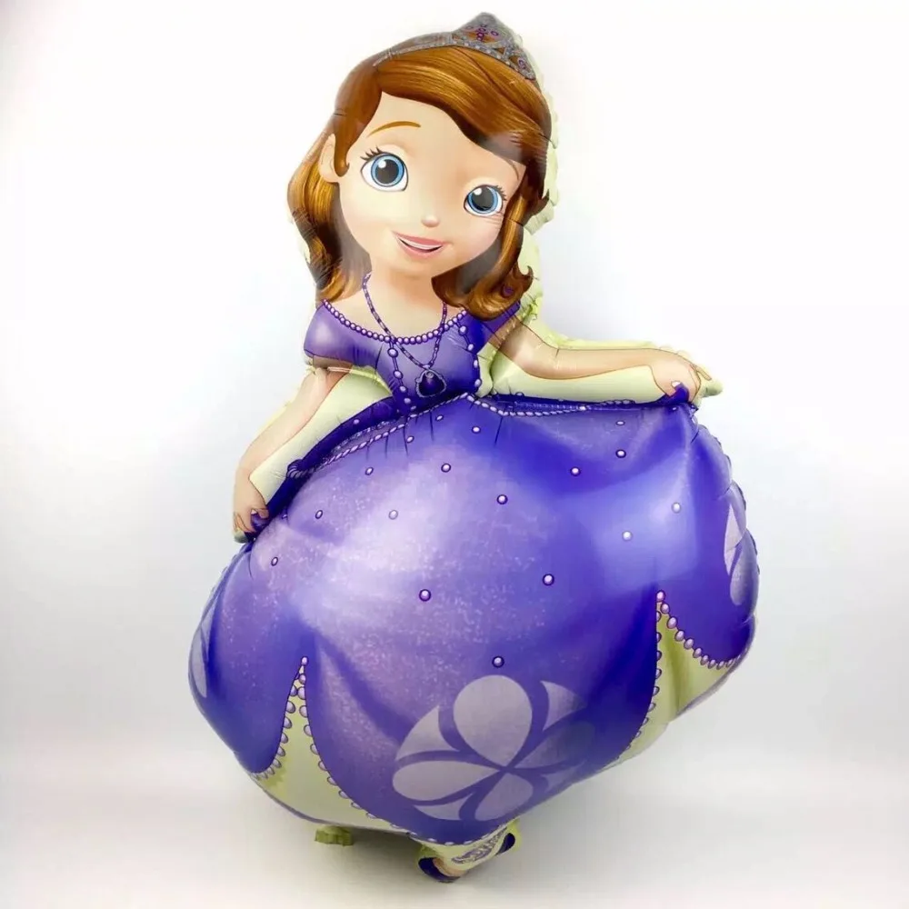 

1PC 40icnh Big Princess Sofia themed party Decor helium Foil balloons birthday Wedding party Kids Inflatable Balloons