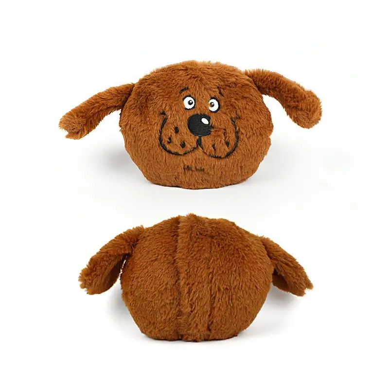 Pet Dogs Puppy Toys Electric Squeaky Dogs Ball Vocal Vibration Bounce Plush Toy Ball Fun For Pet Cats Dogs Top Selling