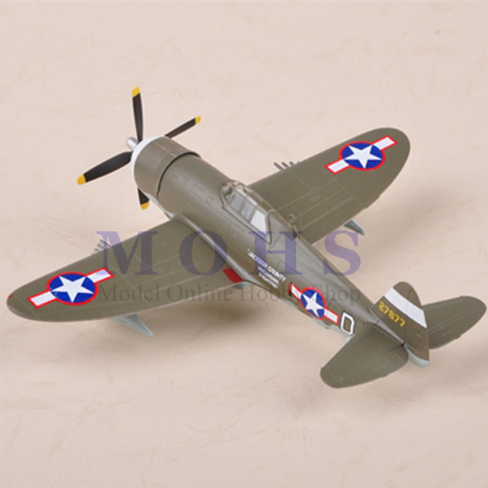 

EASY MODEL 36424 1/72 Assembled Model Scale P47 Finished Model Airplane Scale Aircraft Warbird RAZERBACK P - 47D P47D