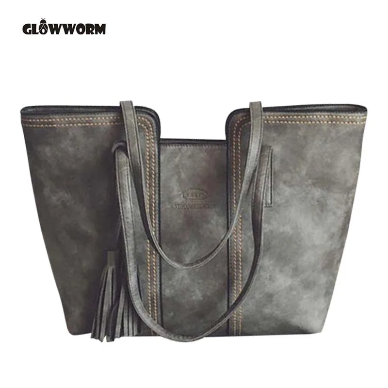 

Women Real Split Suede Leather Shoulder Bag Female Leisure Nubuck Casual Handbag Hobo Messenger Top-handle bags