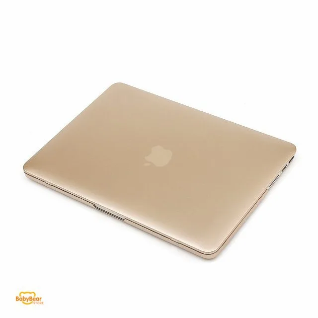 Новинка 3 в 1 золотой Жесткий Защитный матовый чехол+ Защита клавиатуры+ ЖК-пленка для Macbook Pro retina 13 15 для Macbook Air 11 13
