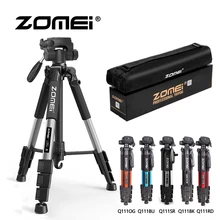 ZOMEI Q111 5" компактный светильник для путешествий портативный складной штатив для SLR камеры для Canon Nikon sony DSLR камера с чехол для переноски