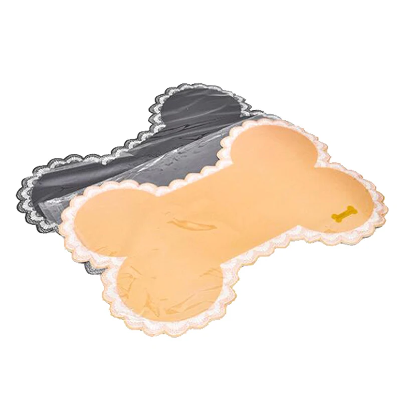 

1Pcs Non-slip Pet Dog Cat Bowl Mat Puppy Cleaning Feeding Dish Bowl Table Wipe Easy Cleaning Waterproof Eat Mats