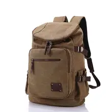 Высококачественный мужской рюкзак на молнии, прочная Мужская Холщовая Сумка для путешествий, сумка mochila masculina bolsa, школьные сумки
