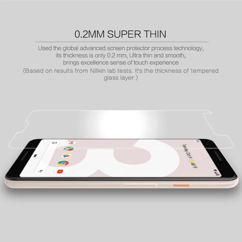 Для Google Pixel 3/pixel 3XL стекло для Nillkin amazing H+ Pro 2,5 D закругленный край 0,2 мм закаленное стекло для экрана Защита