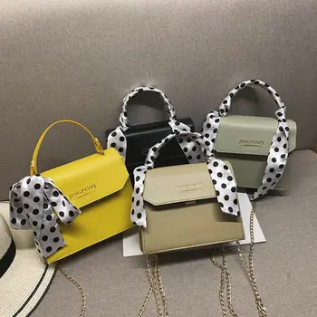 

New Ladies Crossbody Messenger Bag Women Shoulder Over Bags Satchel Bag Handbag Letter Print Hasp Scarves