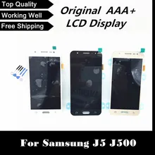 100 tested lcd display with touch digitizer screen For Samsung for galaxy J5 J500 J500F J500M