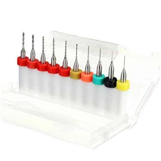 

Drill Bits for 3D Printer Nozzle Cleaning Kit Pack of 10PCS: 0.3mm 0.4mm 0.5mm 0.6mm 0.7mm 0.8mm 0.9mm 1.0mm 1.1mm 1.2mm