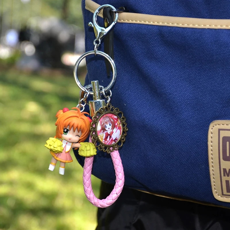 

IVYYE 1PCS Cardcaptor Sakura Anime Action Figure Key Chain PVC Figures Keyring Toys Keychain Keyholder Unisex Gifts NEW