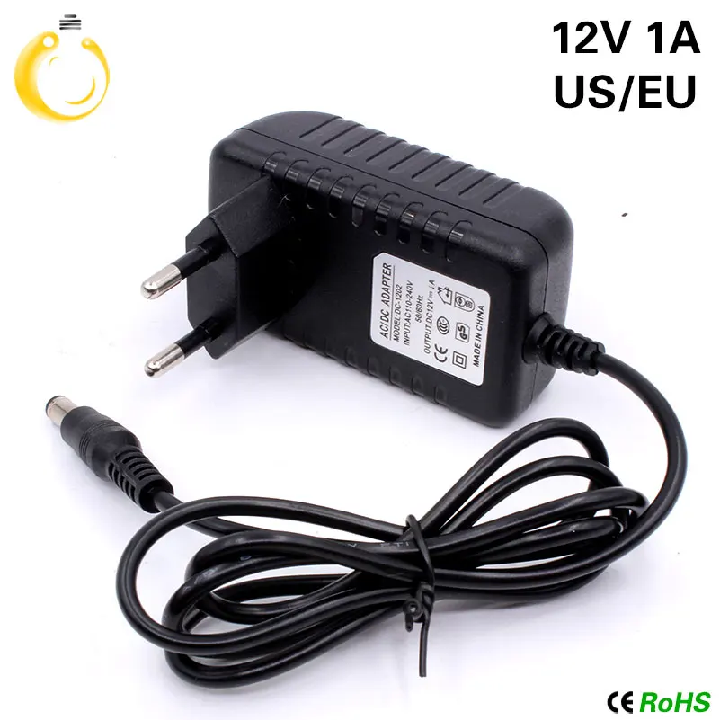 12V зарядное устройство 2A 24W Трансформаторы освещения 100 V-265 V AC to DC12V переключатель питания адаптер конвертер для RGB светодиодные ленты Драйвер