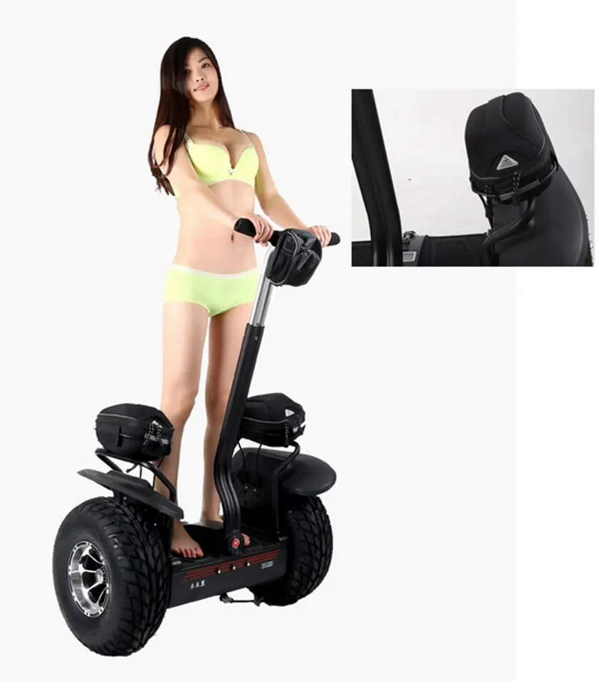 Внедорожных 2 Колеса Постоянный электрический скутер с поручнями|wheel electric standing