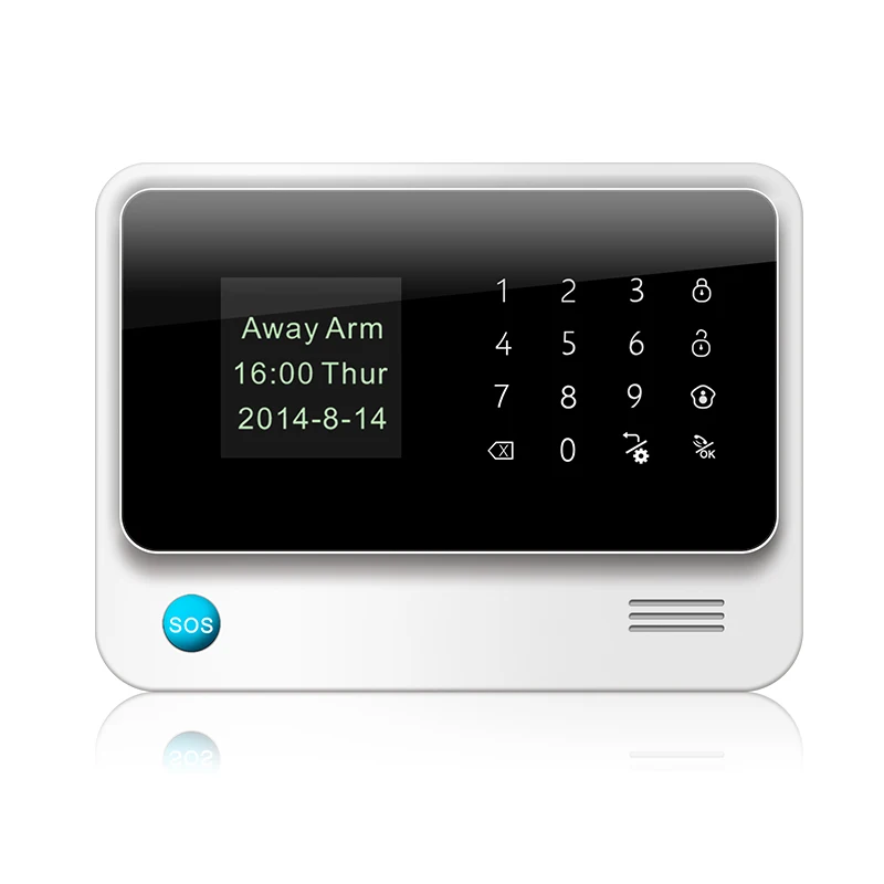 433mhz Security Alarm Touch Screen Alarm Ios Android App Control With Pir Motion Detector Door Sensor Wifi Gsm Home Alarm System Controller Control Controle 433mhzcontrole Wifi Aliexpress