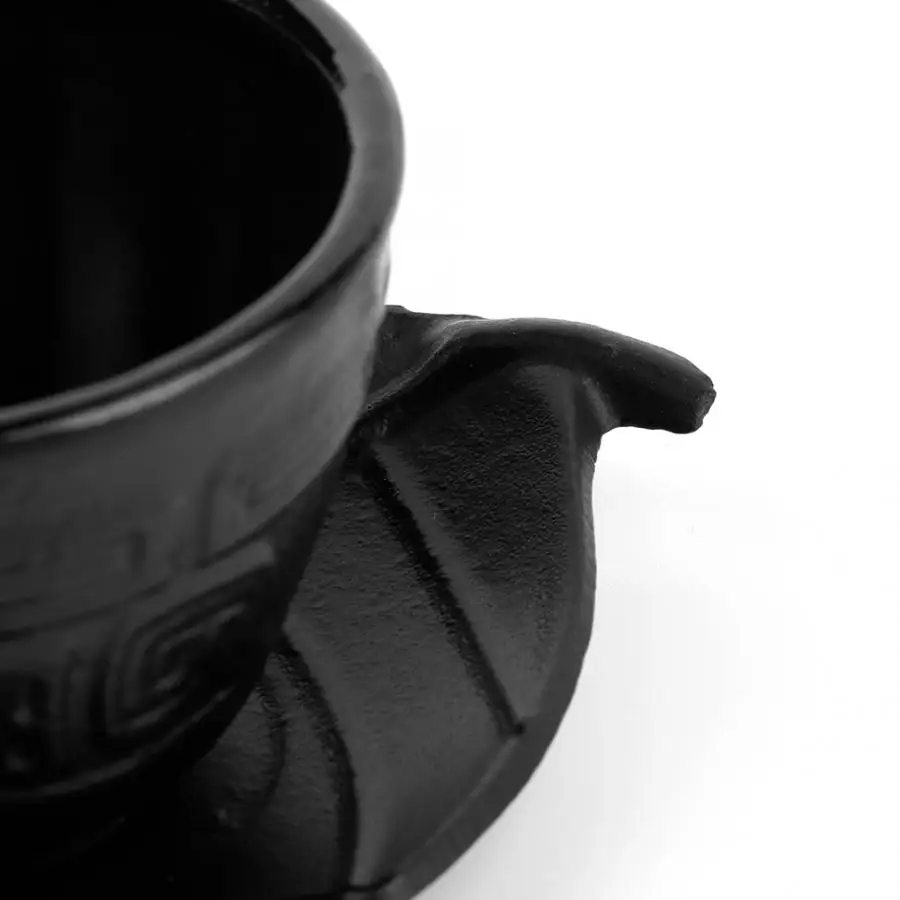 Печать железная чашка имитация японского чугуна чайная чашка ретро-чашка железный горшок железная подставка чайный набор кофейная чашка