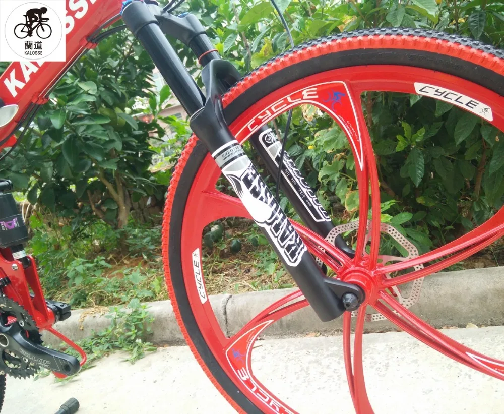 Best Kalosse  M610  six spokes  bikes   tyre dirt bike  30 speed  folding  mountain bike bicycle , 26*17inch, 16