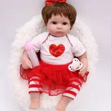 40 см, силиконовые перерожденные куклы младенцы, 16 дюймов детский приятель подарок для девочек детские likelife мягкие игрушки для букетов куклы Bebe reborn