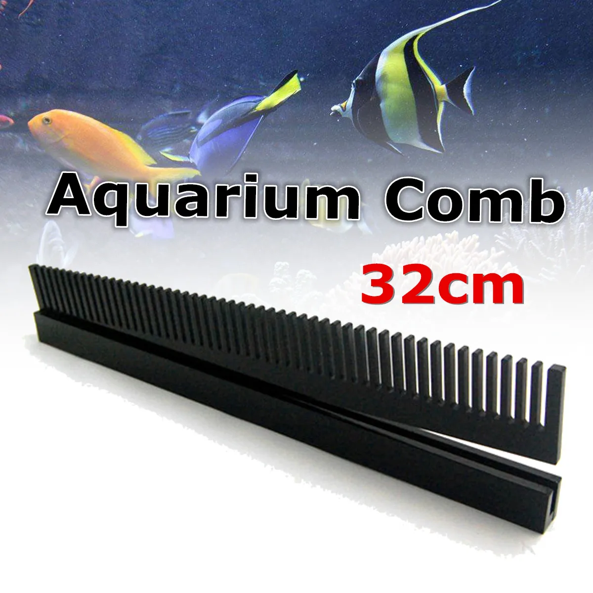 

Aquarium Fish Tank Comb Acrylic Weir Comb Bar Drip Net Water Overflow Prevent Detachable Fish Comb Filter Plate Back Fence 32cm