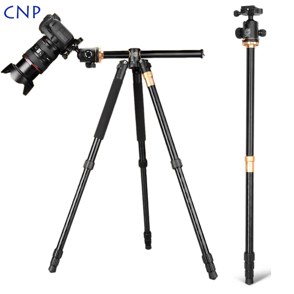 

QZSD Q999H Horizontal Camera Tripod Video Live Monopod Professional Tripod for Camera with Quick Release Plate and Ball Head