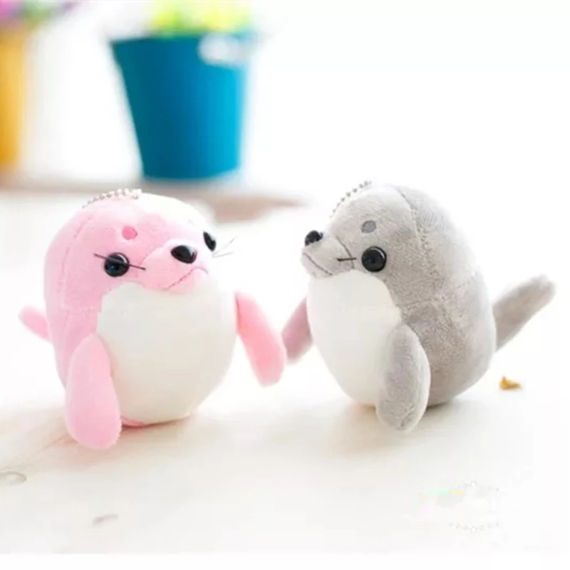 

1pcs Cute Keychain Plush Sea Lion Anime Keychain Car Key Keychains Keyring Holder Key Pendant for Bag Gifts for Women Girl