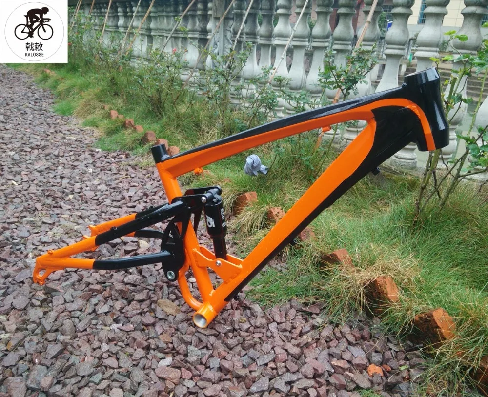 Discount Kaloss DIY colors  DH/AM Fat bike frame Downhill  snow bike frame  26*17 inch ,  26*4.0 inch   Beach bike   frame 8