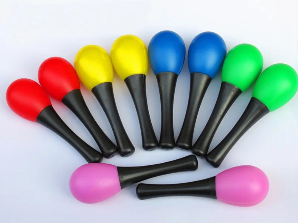 Free Shipping 2pcsset 0-12 months Baby toy Maraca Rattle Shaker Kids Musical Instruments Sound Music Toy kindergarten education (5)
