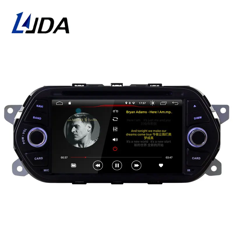 Cheap LJDA Android 9.1 Car DVD Player For Fiat Tipo Egea 2015 2016 2017 WIFI Car Multimedia Stereo GPS 1 Din Car Radio Quad Core RDS 1
