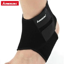 Кавасаки бренд Регулируемый лодыжки Поддержка брекет Pad защита для баскетбола бег волейбол Спорт безопасности аксессуары KF-3602