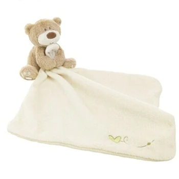

Newborn Educational Soft Appease Towel Plush Toy Infant Reassure Towel Newborn Bear Baby Toys G0260