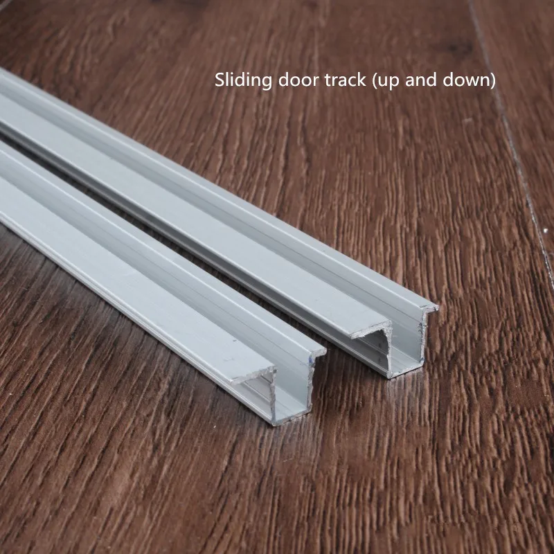 Free shipping track door track rail sliding door wardrobe furniture cabinet slide rail of a single