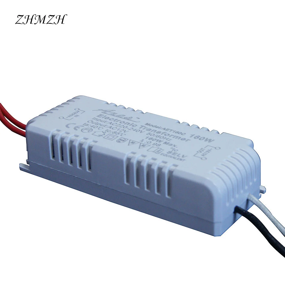 220V-12V Ampoule halogène Alimentation électronique Transformateur Volatage  Convertisseur - SURENHAP - Blanc - Plastique - 18*13*2cm - Cdiscount  Bricolage