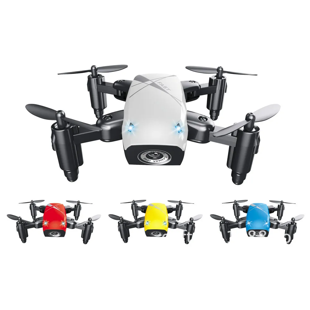 Горячая Распродажа мини S9HW удержание высоты 0.3MP HD камера 6 оси складной wifi RC Карманный Дрон Дроны с камерой HD gps
