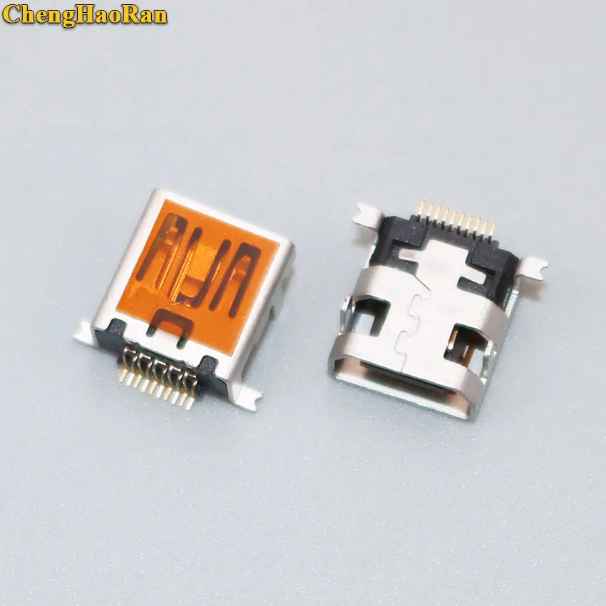 ChengHaoRan 1 10 шт. мини контактный USB разъем с внутренним разъемом штепсельная Вилка