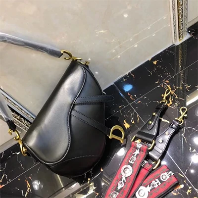 

AISAISI Luxury Designer Genuine Leather Saddle Bag Woman Shoulder Bags With Long Strap Sac Bolsas High Quality Lady's Handbag