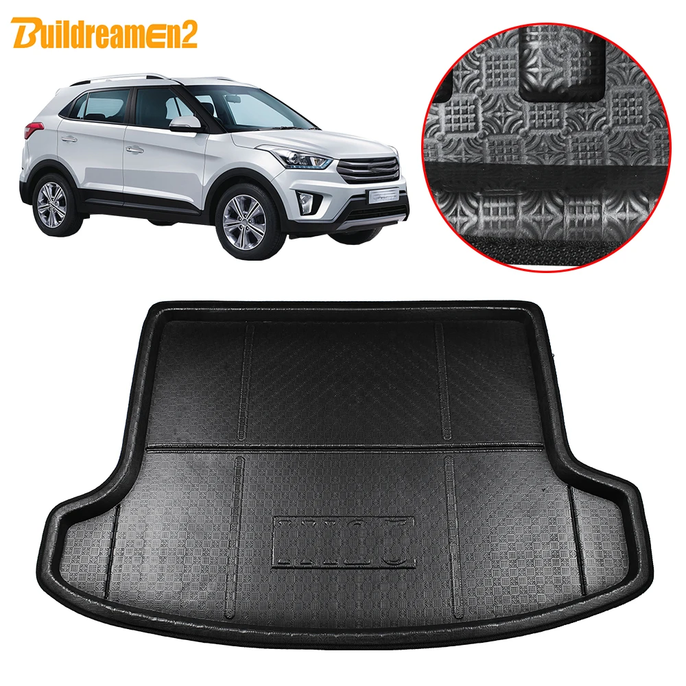 Buildreamen2 для Hyundai Creta ix25 коврик багажника автомобиля напольный ковер груза