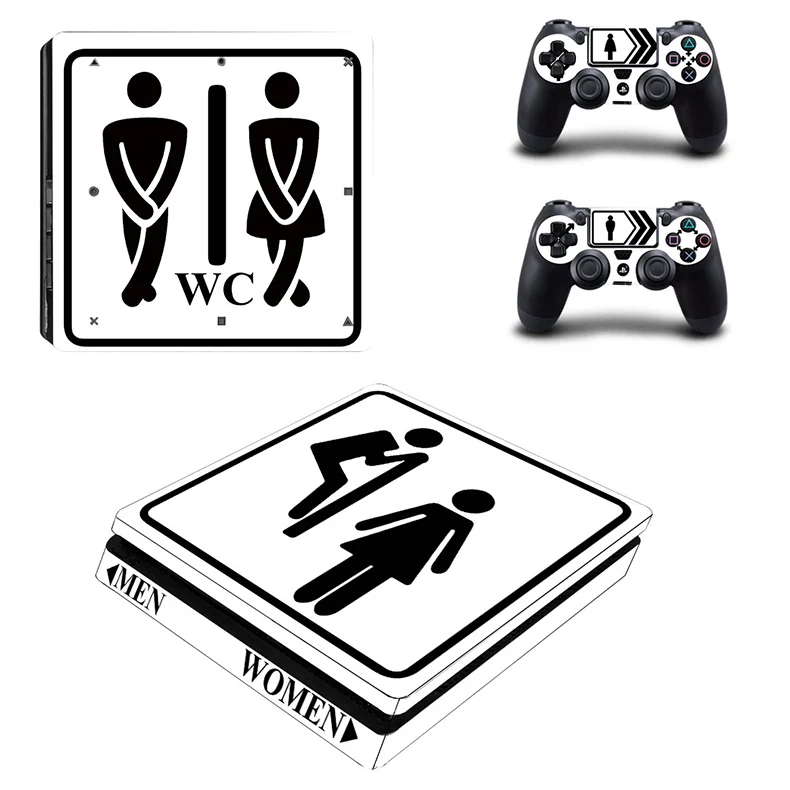 YSP4S-0031 PS4 Slim Skin PS 4 Slim sticker s Play station 4 Slim виниловые наклейки для Playstation 4 Slim консоли и двух контроллеров - Цвет: YSP4S-0031