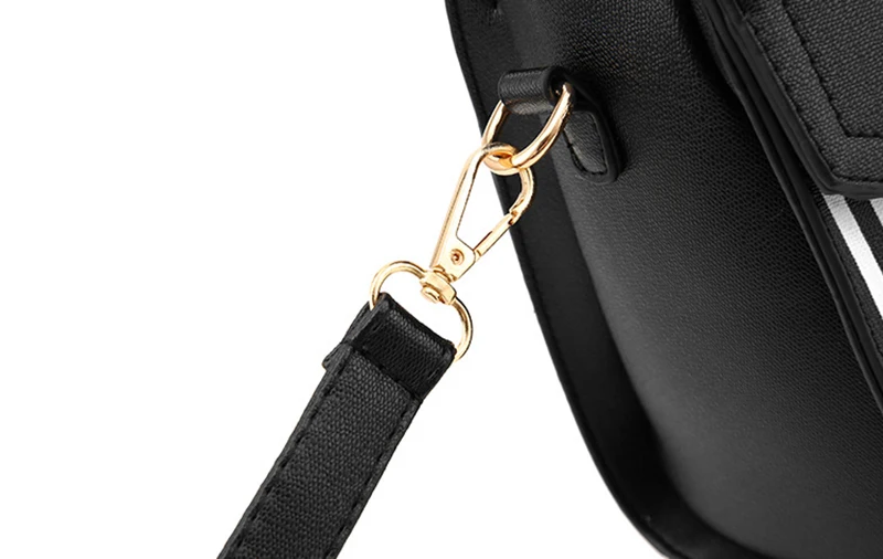 Women Office Handbag Stripe Fashion Female Leather Crossbody Shoulder Bag Ladies Top-Handle Bags Messenger Tote Sac SS7216 (20)