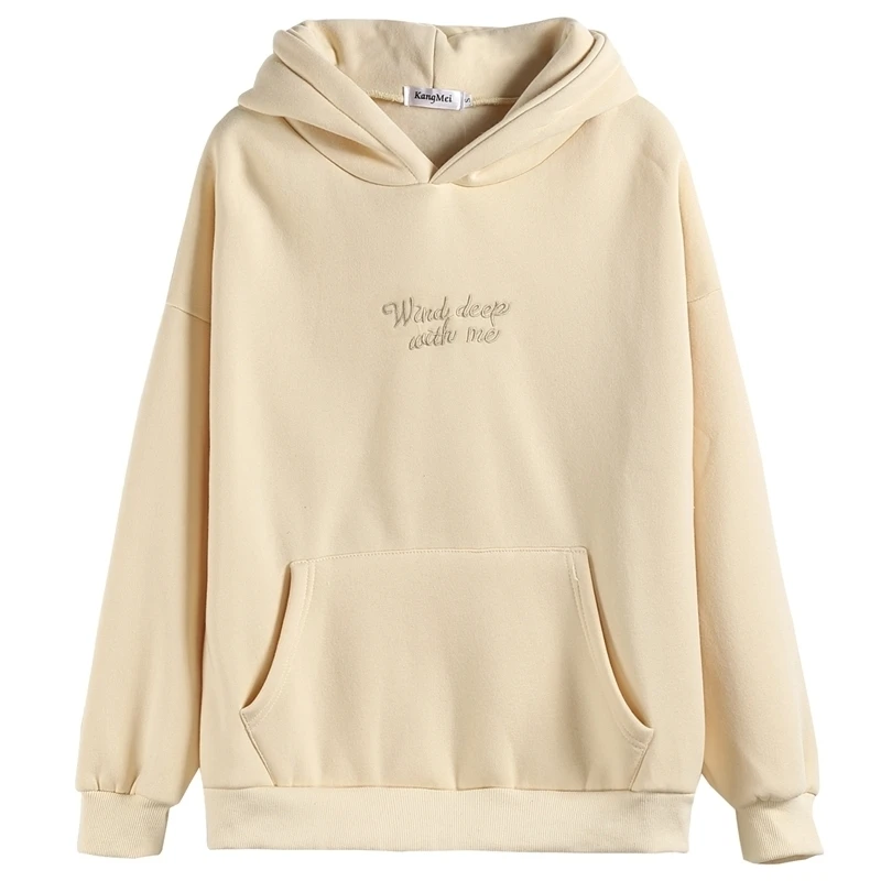 

Women Hoodies Autumn Winter Harajuku Sweatshirts Embroidery Kawaii Japanese Feminino Pullover