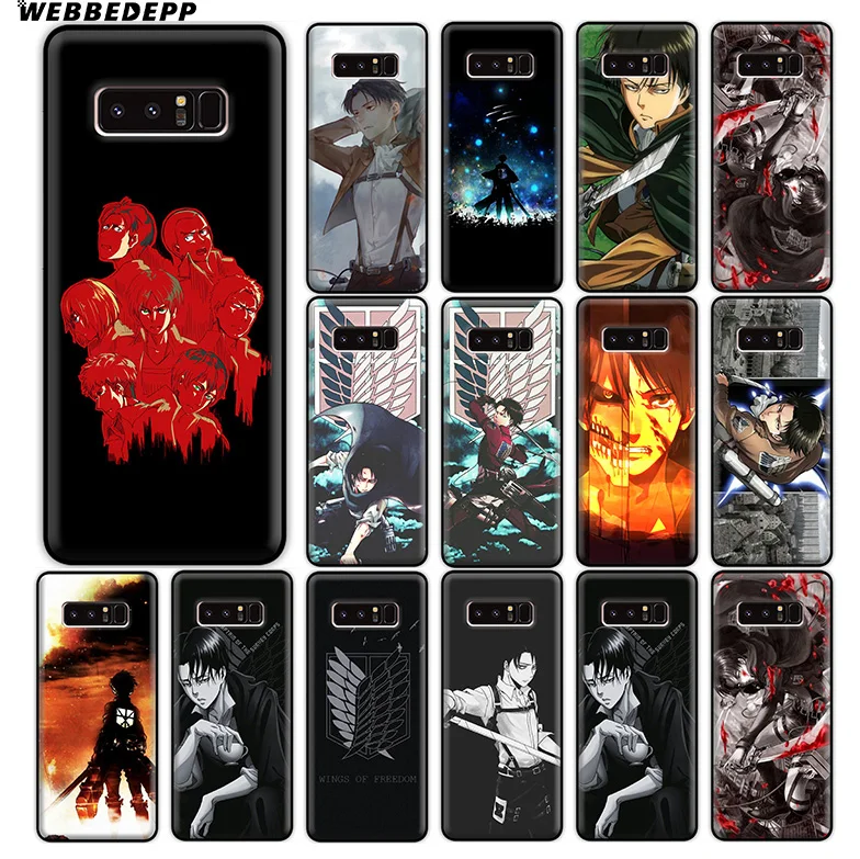Мягкий силиконовый чехол WEBBEDEPP Attack on Titan для Samsung Galaxy A9 A8 A7 A6 Plus 2018 A5 A3 2017 2016 Note 9 8 |