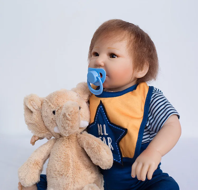 2" Новое поступление силиконовые реалистичные Bonecas Baby Reborn Реалистичная Магнитная соска Кукла reborn de силиконовая кукла