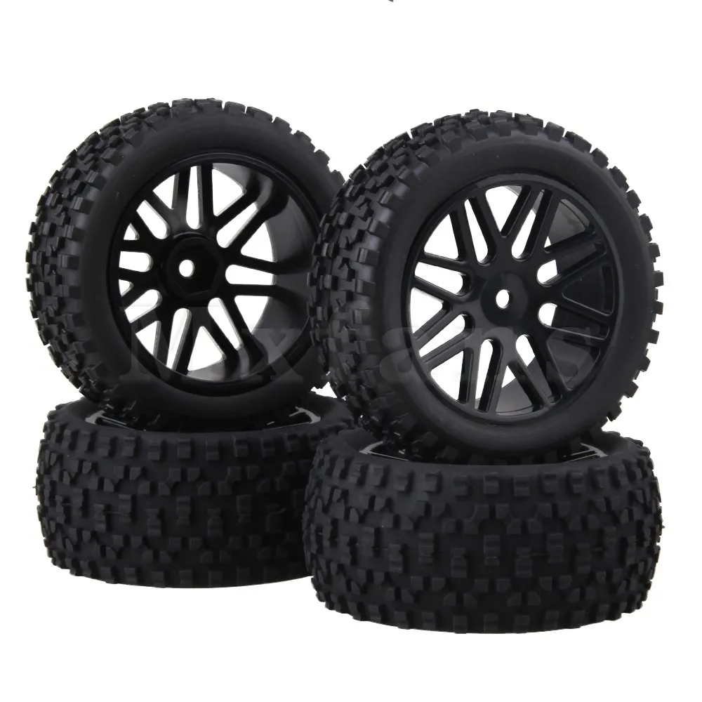 Mxfans 4 шт сетки формы обода колеса и резиновые шины для RC 1:10 внедорожника|rims jetta|tire